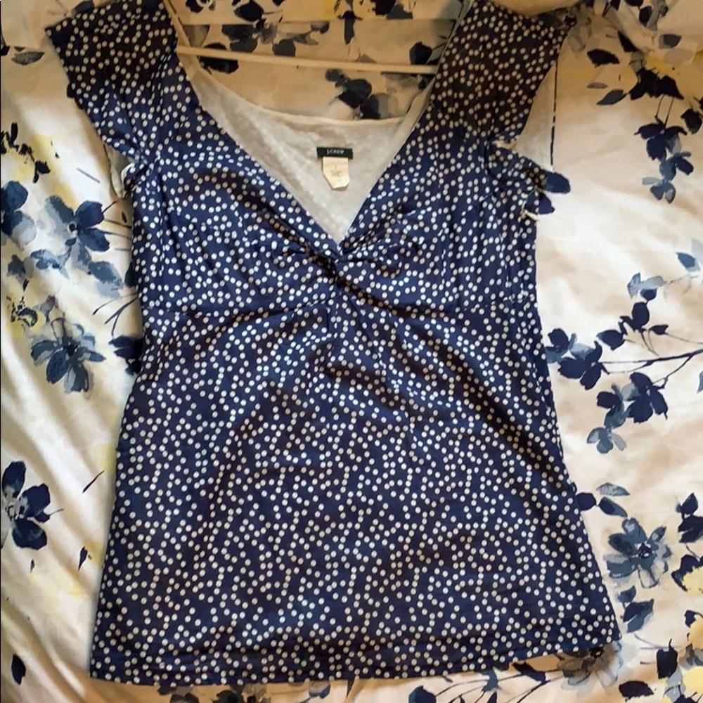 J. Crew cap sleeve shirt